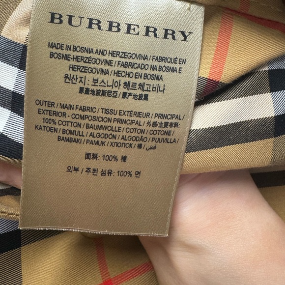 Burberry full check trench - Picture 5 of 11